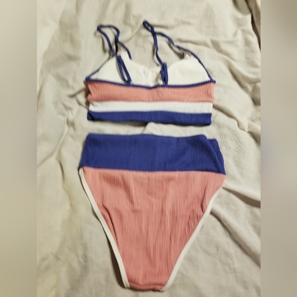 Nwt ribbed high waisted bikini small - Picture 3 of 7
